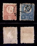 UNGHERIA - 1871 - 5 Kreuzer (3) + 10 Kreuzer (4) Usati - Da Esaminare - Sonstige & Ohne Zuordnung