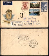 AUSTRALIA - Aerogramma Raccomandato FDC XVI Olimpiadi Di Melbourne Da Victoria A Trieste Del 25.11.56 - Altri & Non Classificati