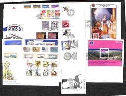 NUOVA ZELANDA - 1988 - 15 FDC Emessi Nell’anno (1010/1055A) - Other & Unclassified
