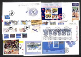 NUOVA ZELANDA - 1990 - 10 FDC Emessi Nell’anno (Block 20 + 23A + 25 + 26 + 27 + 1104/1110 + 1116/1125 + 1128/1133) - Andere & Zonder Classificatie