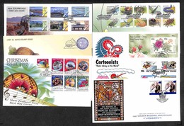 NUOVA ZELANDA - 1997 - 7 FDC Emessi Nell’anno (1614/1626 + 1628/1644) - Sonstige & Ohne Zuordnung