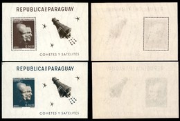 PARAGUAY - 1962 - Foglietti Razzi E Satelliti (Block 26/27) - Gomma Integra - Other & Unclassified