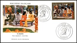POLINESIA FRANCESE - 1973 - 200 Fr Gauguin (167) - FDC 7.6.73 - Andere & Zonder Classificatie
