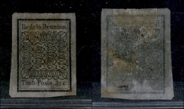 REUNION - 1851 - 30 Cent (tipo 2) Nuovo Con Gomma - Tre Piccoli Fori - Non Garantito - Da Esaminare - Andere & Zonder Classificatie