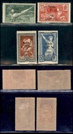 SIRIA - 1924 - Soprastampati (254/257) - Serie Completa - Gomma Originale Con Prima Linguella - Andere & Zonder Classificatie