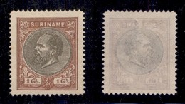 SURINAME - 1889 - 1 Gulden Guglielmo III (21) - Sempre Senza Gomma (75) - Otros & Sin Clasificación