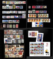 LIECHTENSTEIN - 1920/2008 - Collezione Di Valori Serie Complete Minifogli E Foglietti Del Periodo In 9 Pagine Di Raccogl - Other & Unclassified