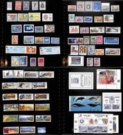 ARGENTINA - 1935/2001 - Piccola Collezione Di Valori Serie Complete E Foglietti Del Periodo In 4 Pagine Di Raccoglitore  - Other & Unclassified
