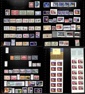 CANADA - 1908/2000 - Collezione Di Valori Serie Complete Minifogli E Libretti Del Periodo In 9 Pagine Di Raccoglitore -  - Andere & Zonder Classificatie