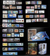 NUOVA CALEDONIA - 1949/2005 - Piccola Collezione Di Valori Serie Complete E Foglietti Del Periodo In 4 Pagine Di Raccogl - Other & Unclassified
