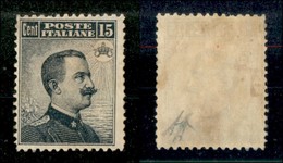 Regno - Posta Ordinaria - 1909 – 15 Cent Michetti (86) – Gomma Originale – Non Fresco – Diena (400) - Altri & Non Classificati