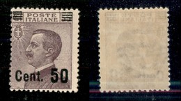 Regno - Posta Ordinaria - 1923 - 50 Cent Su 55 Cent Michetti (140) - Gomma Integra (70) - Altri & Non Classificati