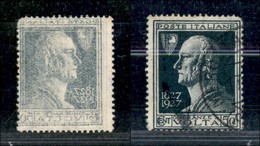 Regno - Posta Ordinaria - 1927 - 50 Cent Volta (211ka) - Decalco Spostato - Usato - Non Catalogato - Altri & Non Classificati