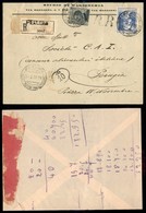 Regno - Posta Ordinaria - 1.25 Lire Volta (213) + 30 Cent Michetti (185) - Raccomandata Per Citta - Perugia 2.5.27 (124) - Other & Unclassified