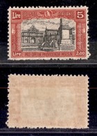Regno - Posta Ordinaria - 1928 - 5 Lire + 2 Lire Milizia 2° (223) Molto Ben Centrato - Gomma Originale - Other & Unclassified