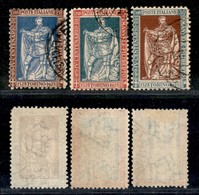 Regno - Posta Ordinaria - 1928 - Filiberto - 3 Valori (226/228) - Usati (80) - Other & Unclassified