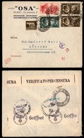 Regno - Posta Ordinaria - Busta Affrancata Per 1.25 Lire (243+452 Coppia+454+456) Da Milano Per Monaco Del 7.11.41 - Other & Unclassified