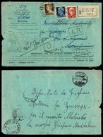 Regno - Posta Ordinaria - Raccomandata Affrancata Per 3.35 Lire (245+253+255) Da Cirie A Lanzo Torinese Del 13.7.42 Rifi - Other & Unclassified