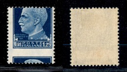 Regno - Posta Ordinaria - 1929 - 1.25 Lire Imperiale (253fa) - Dentellatura Spostata In Basso - Gomma Originale (100) - Altri & Non Classificati