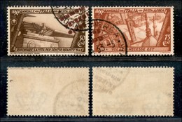 Regno - Posta Aerea - 1932 - Decennale (42/43) - Serie Completa - Usati (60) - Sonstige & Ohne Zuordnung