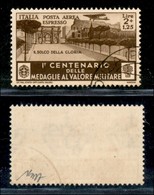 Regno - Posta Aerea - 1934 - 2 Lire + 1.25 Medaglie Al Valore (81) - Usato (60) - Sonstige & Ohne Zuordnung