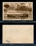 Regno - Posta Aerea - 1934 - 2 Lire + 1.25 Medaglie Al Valore (81) - Usato (60) - Altri & Non Classificati