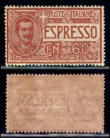 Regno - Espressi - 1922 - 60 Cent (7) - Gomma Integra - Ben Centrato - Sonstige & Ohne Zuordnung