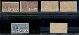 Regno - Posta Pneumatica - 1913/1923 - Posta Pneumatica (1/3) - Serie Completa - Gomma Integra (40) - Sonstige & Ohne Zuordnung