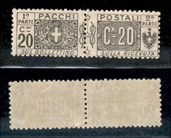 Regno - Pacchi Postali - 1917 - 20 Cent (9) - Gomma Integra (55) - Otros & Sin Clasificación