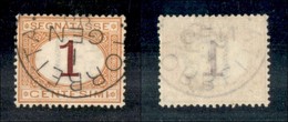 Regno - Segnatasse - 1870 - 1 Lira (3) - Discretamente Centrato - Usato - Other & Unclassified
