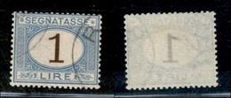 Regno - Segnatasse - 1870 - 1 Lira (11) Usato - Molto Bello (25) - Other & Unclassified