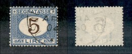 Regno - Segnatasse - 1874 - 5 Lire (13) - Discretamente Centrato - Usato (90) - Altri & Non Classificati