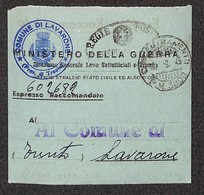 Regno - Posta Militare - Concentramento P.M. 3800 (31.8.45) - Telegramma Espresso Raccomandato - Other & Unclassified