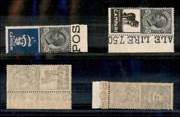 Regno - Francobolli Pubblicitari - 1925 - 15 Cent Bitter (1 Pubblicitari) + 15 Cent Cordial (3 Pubblicitari) - Gomma Int - Altri & Non Classificati