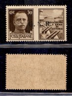 RSI - G.N.R. Brescia - Propaganda Di Guerra - 1943 - 30 Cent Marina (17/I) - N Parziale (evanescente) - Gomma Integra - Altri & Non Classificati