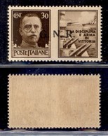 RSI - G.N.R. Brescia - Propaganda Di Guerra - 1943 - 30 Cent Marina (17/I Varieta) Con Punto Grosso Dopo N - Gomma Integ - Sonstige & Ohne Zuordnung