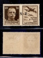 RSI - G.N.R. Brescia - Propaganda Di Guerra - 1943 - 30 Cent Aviazione (19/IIei) - Tre Punti Piccoli - Gomma Originale - Otros & Sin Clasificación