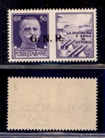 RSI - G.N.R. Brescia - Propaganda Di Guerra - 1943 - 50 Cent Marina (21/Ief) - Punto Piccolo Dopo R - Gomma Integra - Andere & Zonder Classificatie