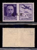 RSI - G.N.R. Brescia - Propaganda Di Guerra - 1943 - 50 Cent Aviazione (23/IIef) - Punto Piccolo Dopo R - Gomma Integra - Sonstige & Ohne Zuordnung