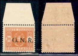 RSI - G.N.R. Verona - Segnatasse - 1944 - 1 Lira (55) Bordo Di Foglio - Gomma Integra (100) - Otros & Sin Clasificación