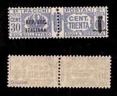 RSI - Pacchi Postali - 1944 - 30 Cent (39) - Senza Filigrana A Sinistra - Gomma Integra - Other & Unclassified