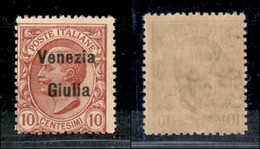 Occupazioni I Guerra Mondiale - Venezia Giulia - Posta Ordinaria - 1918- 10 Cent (22) - Gomma Integra (50) - Sonstige & Ohne Zuordnung