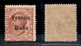 Occupazioni I Guerra Mondiale - Venezia Giulia - Posta Ordinaria - 1918- 10 Cent (22) - Gomma Integra (50) - Otros & Sin Clasificación