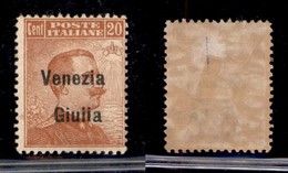 Occupazioni I Guerra Mondiale - Venezia Giulia - Posta Ordinaria - 1918 - 20 Cent (23) - Gomma Originale (20) - Altri & Non Classificati