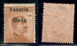 Occupazioni I Guerra Mondiale - Venezia Giulia - Posta Ordinaria - 1918 - 20 Cent (23 Ea) - Soprastampa In Alto - Gomma  - Sonstige & Ohne Zuordnung