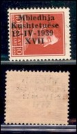 Occupazioni II Guerra Mondiale - Albania - Posta Ordinaria - 1939 - 10 Quind (4 Bb) - Soprastampa In Alto - Gomma Integr - Otros & Sin Clasificación