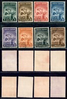 Occupazioni II Guerra Mondiale - Albania - Posta Ordinaria - 1943 - Anti Tubercolari (38/45) - Serie Completa - Usata (6 - Sonstige & Ohne Zuordnung