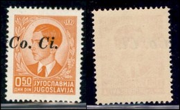 Occupazioni II Guerra Mondiale - Lubiana - Posta Ordinaria - 1941 - 50 Para (2 Fc) - Soprastampa A Sinistra - Gomma Inte - Other & Unclassified