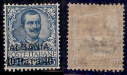 Uffici Postali All Estero - Levante - Albania - Posta Ordinaria - 1902 - 40 Para Su 25 Cent (3) - Soprastampa A Sinistra - Altri & Non Classificati