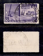 Colonie - Emissioni Generali - Posta Ordinaria - 1934 - 50 Cent Mondiali Di Calcio (47) - Usato (50) - Sonstige & Ohne Zuordnung